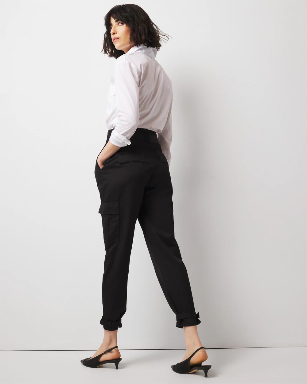 Extra High-Rise Pret Cargo Tapered Ankle Pant | White House